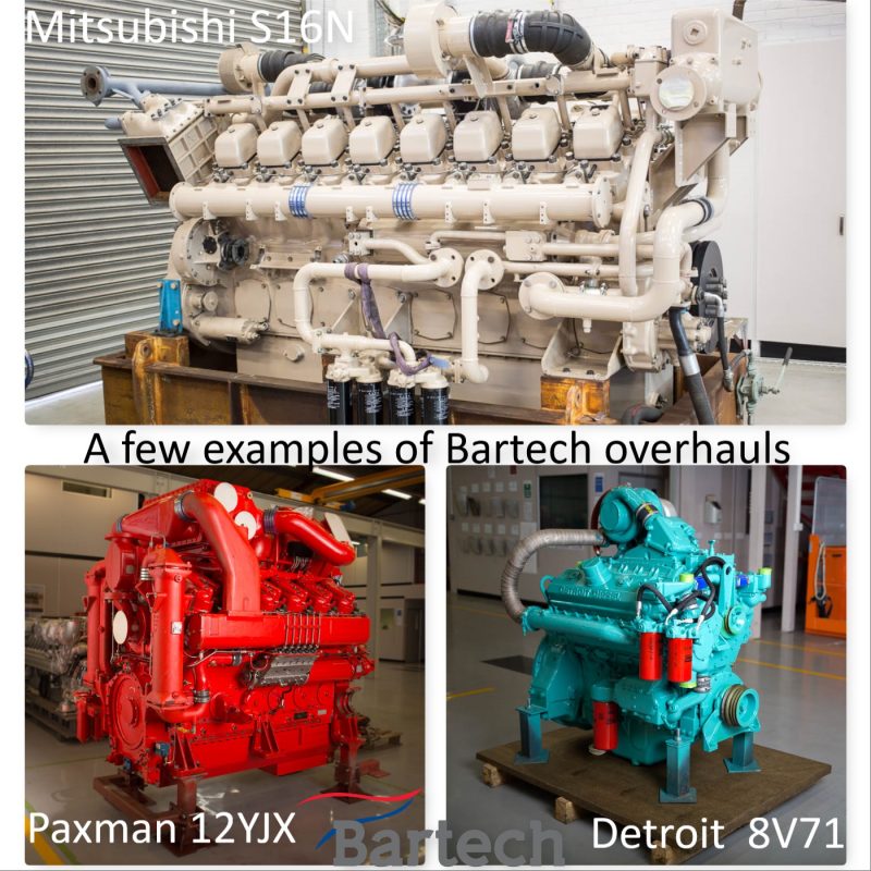 A few of Bartech's overhauls