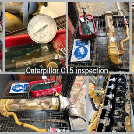 Caterpillar C15 inspection