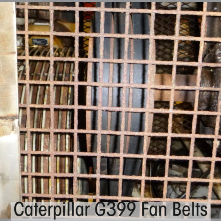 Caterpillar G399 Fan belts-1