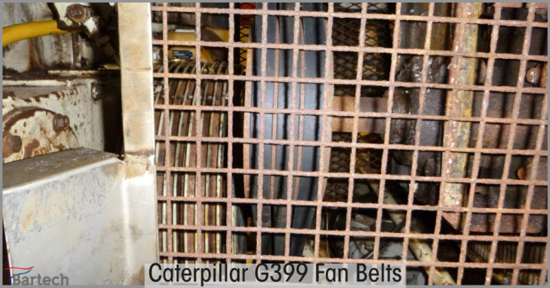 Caterpillar G399 Fan belts-1