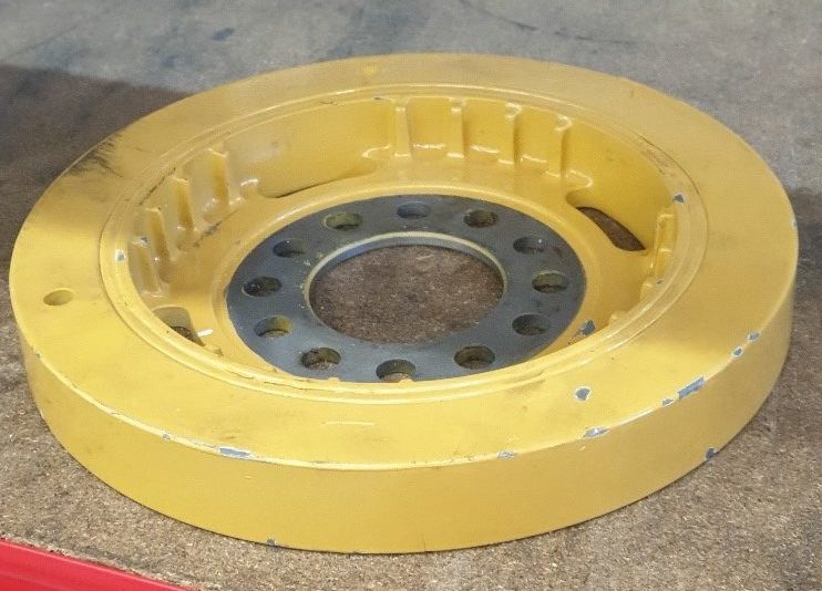 Example of an end of life rubber bonded damper