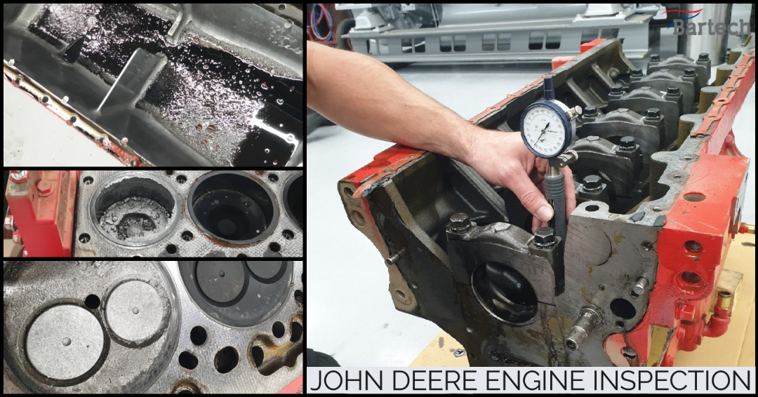 John Deere engine inspection