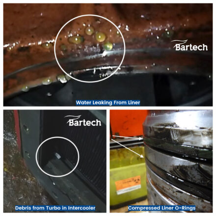Turbo Debris Water Leak and Compressed ORings